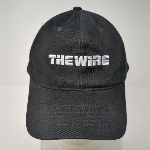 HBO The Wire TV Show Strapback Hat Black OSFA Embroidered Logo - Picture 2 of 9